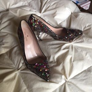 Kate Spade sparkle heel size 8. Gorgeous!